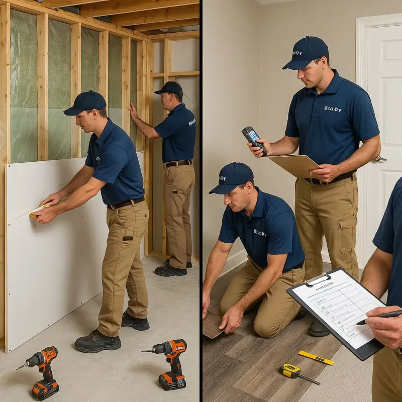 Repairs and Reconstruction process in Walkerton, IN